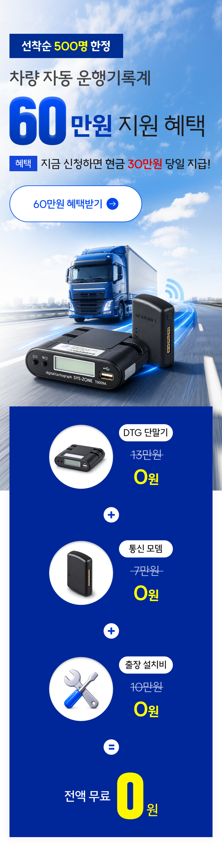 차량 자동 운행기록계 60만원 지원 혜택